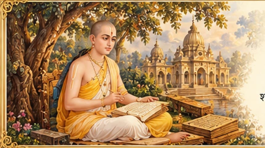 आचार्य परम्परा और शास्त्र-अध्ययन का चित्र